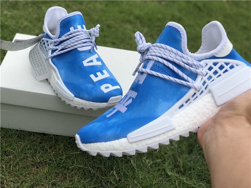 Super max Adidas NMD Human Race Pharrell China Exclusive Blue(98% Authentic quality)